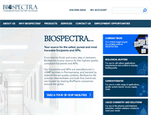 Tablet Screenshot of biospectra.us